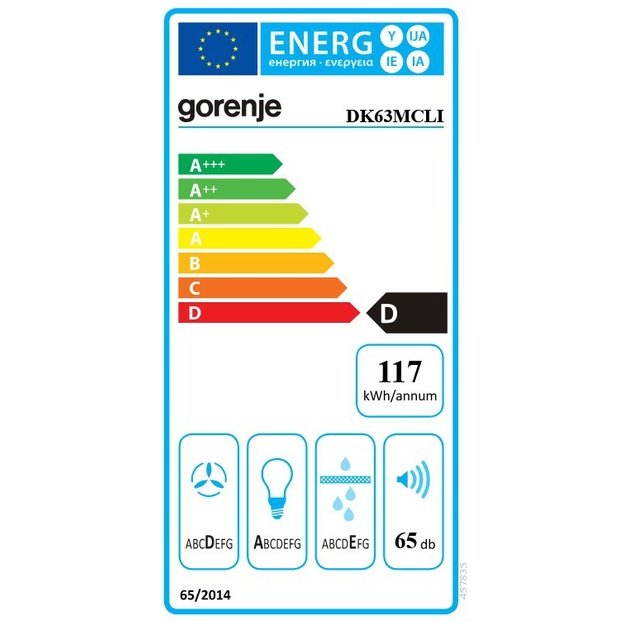 GORENJE DK63MCLI cooker hood