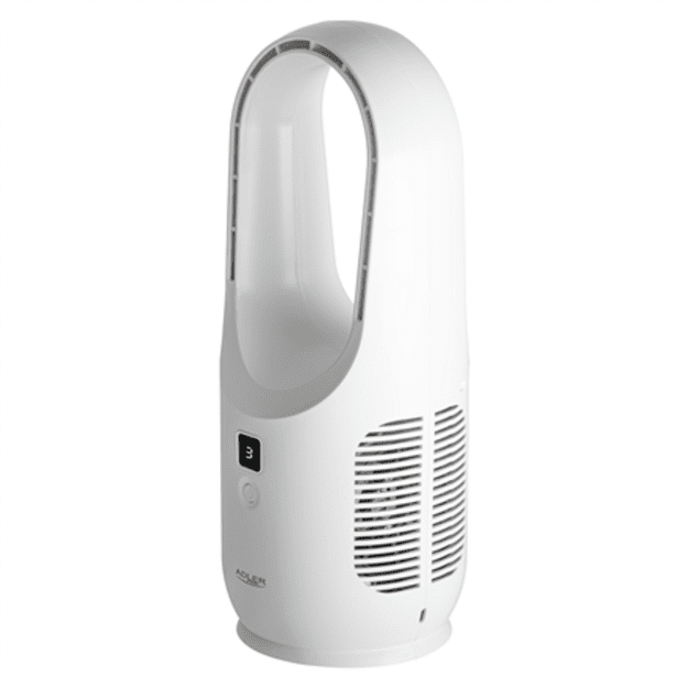 Adler Bladeless Rechargeable Fan | AD 7343 | Desk Fan | Diameter 14 cm | Number of speeds 3 | White