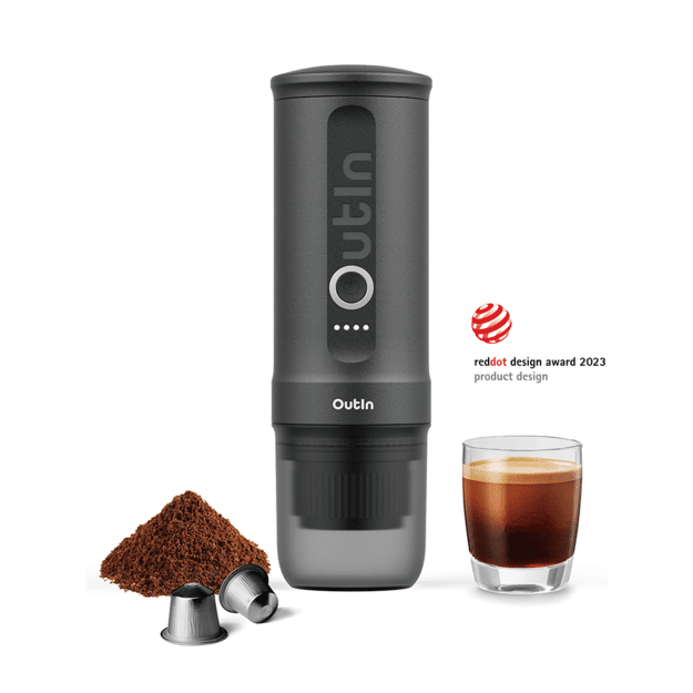 Portable coffee machine Outin Nano Grey