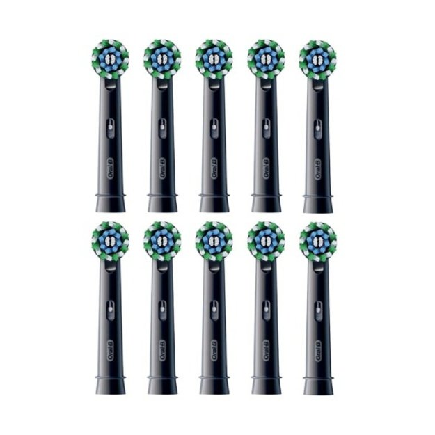 Oral-B Pro Cross Action x10 Dantų &scaron;epetėlio galvutės, Juoda