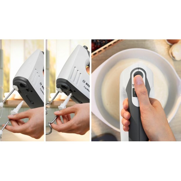 Bosch MMRP1000 electric food chopper 0.8 L 400 W Red, Transparent, White