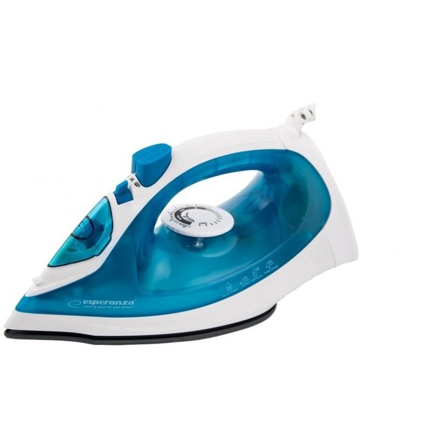 Iron steam Esperanza Ceramic EHI002 (2200W, blue color)