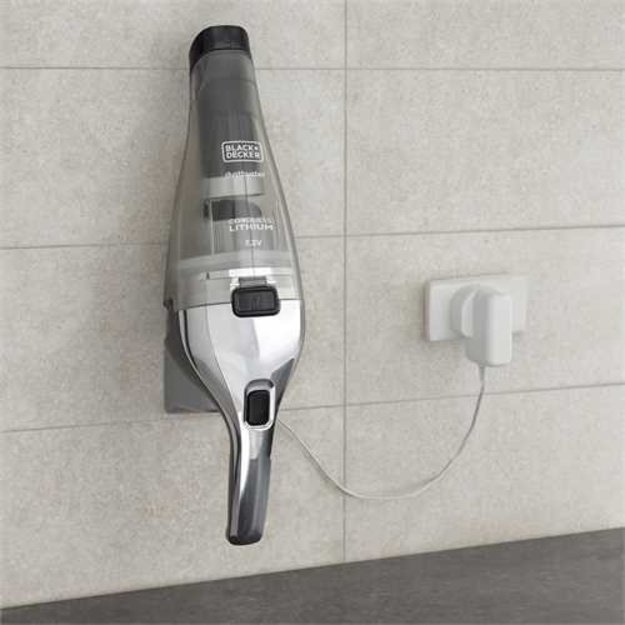 BLACK & DECKER | Vacuum Cleaner | NVC220WC-QW | Cordless operating | Handstick | 7.2 V | Grey