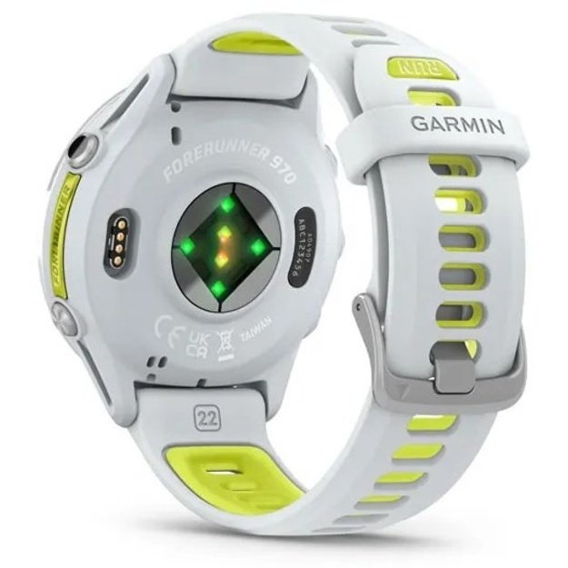 Garmin Forerunner 970 3.56 cm (1.4 ) AMOLED Digital 454 x 454 pixels Touchscreen White Wi-Fi GPS (satellite)
