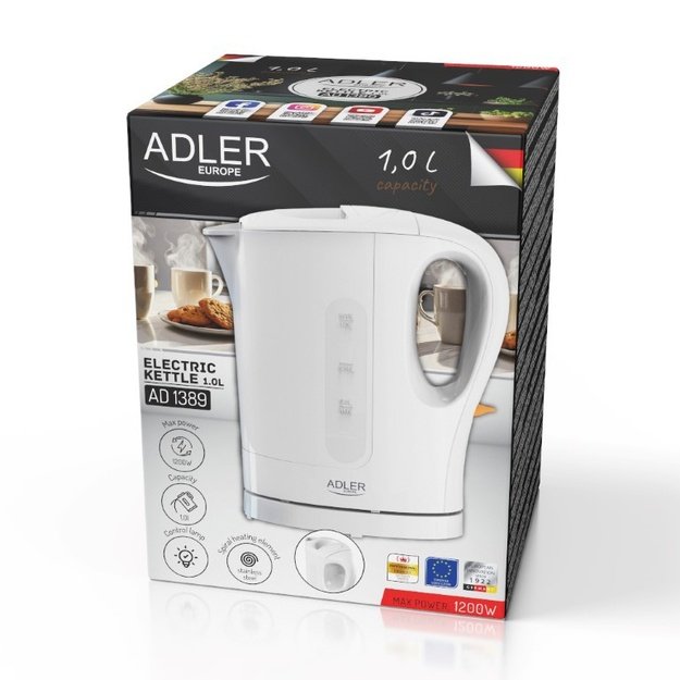 Elektrinis virdulys 1.1 L ADLER AD-1389