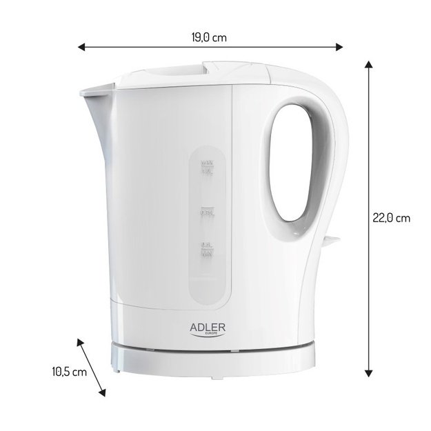 Elektrinis virdulys 1.1 L ADLER AD-1389