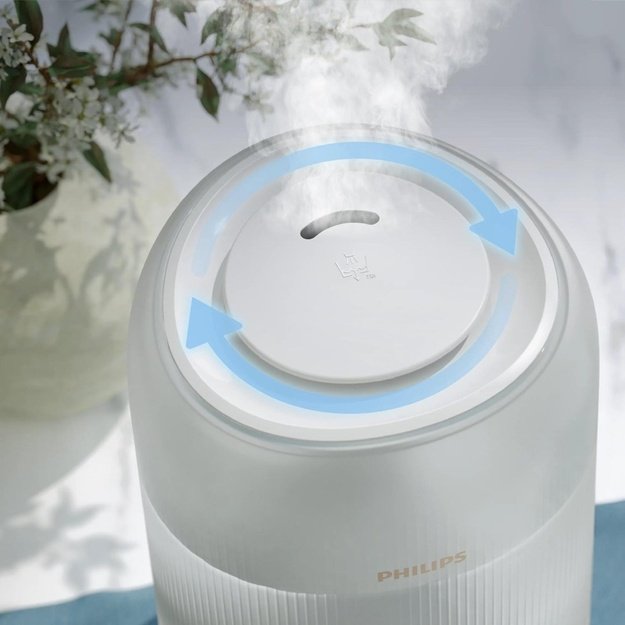 Philips 1000 series HU1510/04 humidifier Ultrasonic 3 L White 19 W