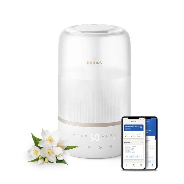 Philips 1000 series HU1510/04 humidifier Ultrasonic 3 L White 19 W