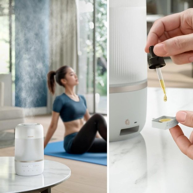 Philips 1000 series HU1510/04 humidifier Ultrasonic 3 L White 19 W