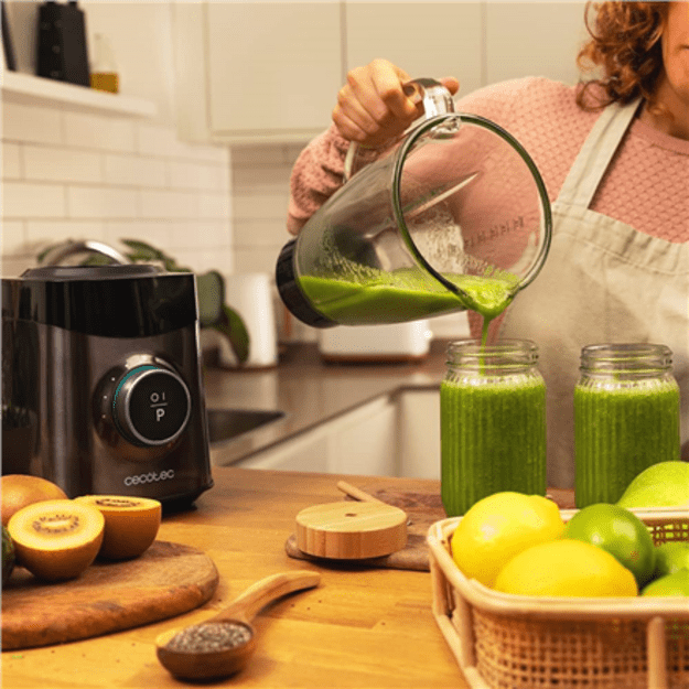 Cecotec Blender | Power Black Titanium 1800 Advance | Tabletop | 1800 W | Jar capacity 1.8 L | Jar material Glass | Ice crushing