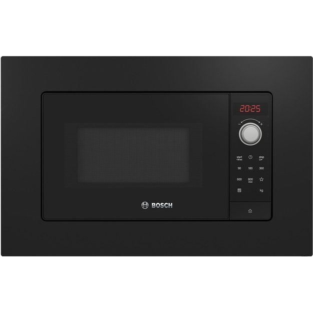 Bosch Serie 2 BFL623MB3 microwave Black Solo microwave Built-in 20 L 800 W