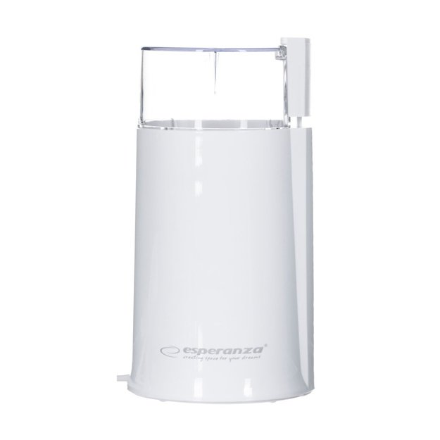 Grinder for coffee Esperanza Espresso EKC001W (160W, impact, white color)