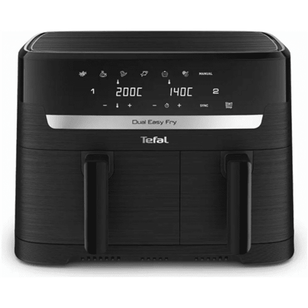 Tefal Easy Fry EY901N Double 8.3 L Stand-alone 2700 W Hot air fryer Black