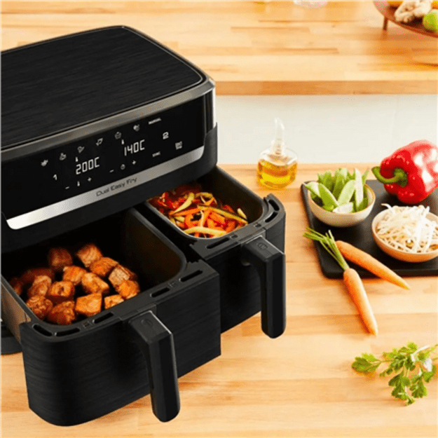 Tefal Easy Fry EY901N Double 8.3 L Stand-alone 2700 W Hot air fryer Black