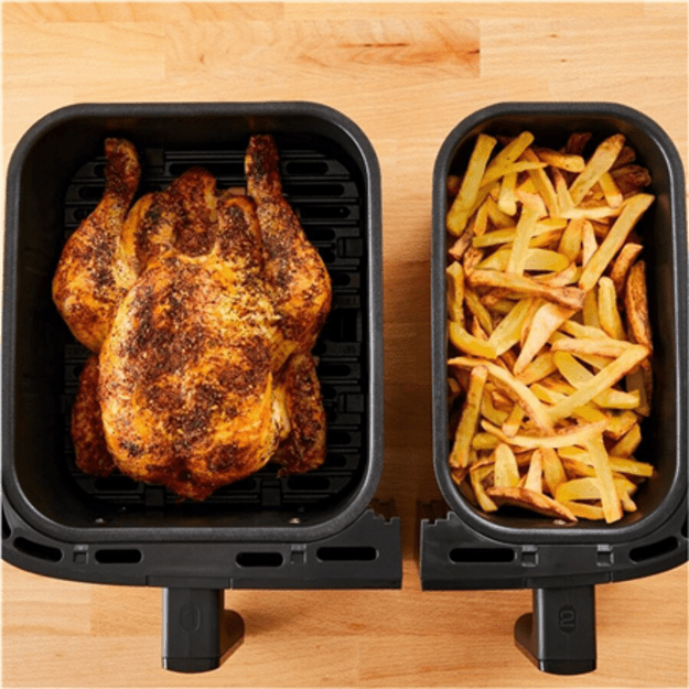 Tefal Easy Fry EY901N Double 8.3 L Stand-alone 2700 W Hot air fryer Black