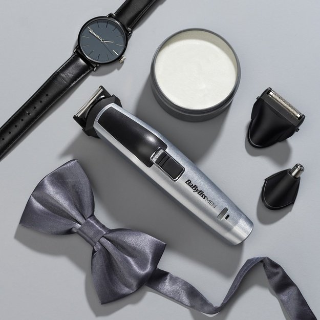 BaByliss 8-in-1 Titanium Silver, Black Nickel-Metal Hydride (NiMH)
