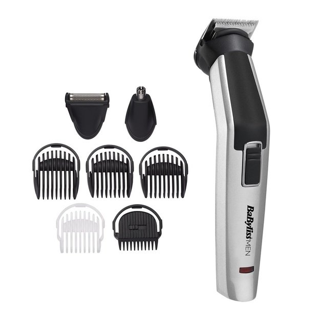 BaByliss 8-in-1 Titanium Silver, Black Nickel-Metal Hydride (NiMH)