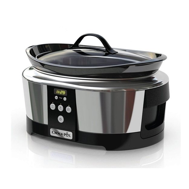 Crock-Pot SCCPBPP605-050 5.7-litre slow cooker (chrome)