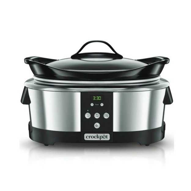Crock-Pot SCCPBPP605-050 5.7-litre slow cooker (chrome)