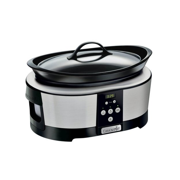 Crock-Pot SCCPBPP605-050 5.7-litre slow cooker (chrome)