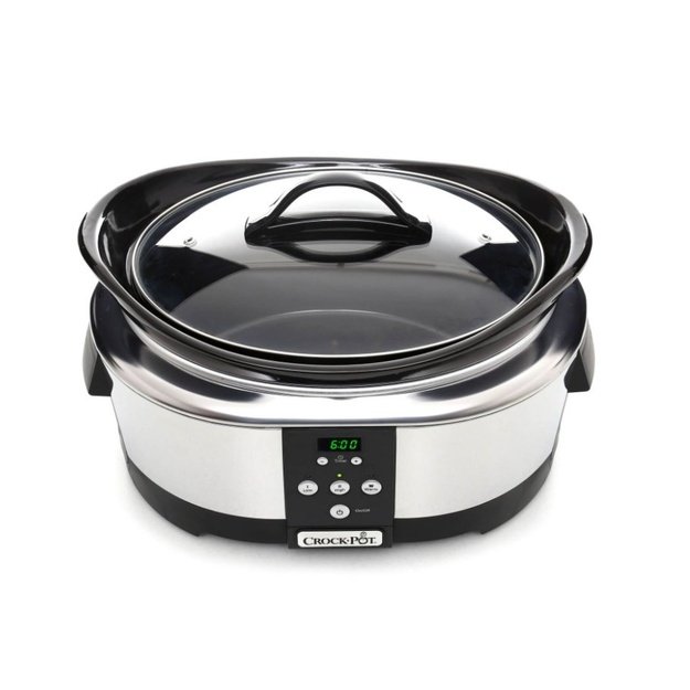 Crock-Pot SCCPBPP605-050 5.7-litre slow cooker (chrome)