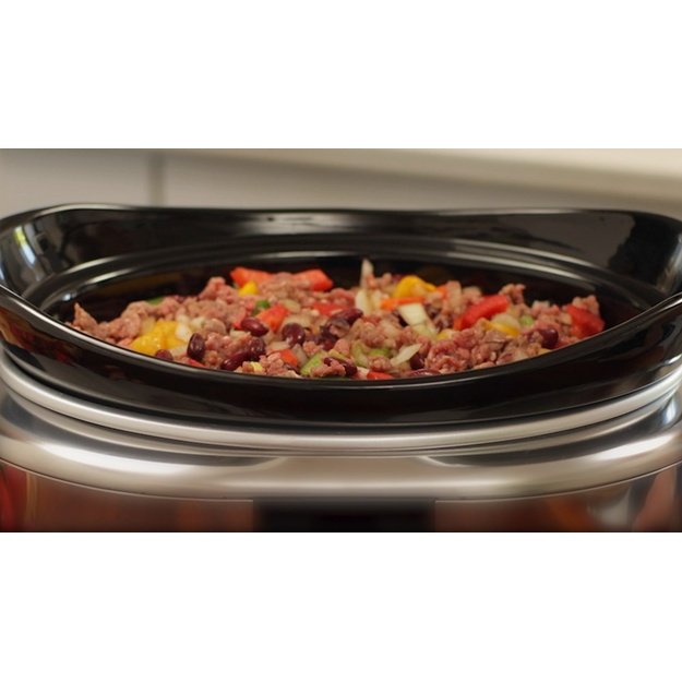 Crock-Pot SCCPBPP605-050 5.7-litre slow cooker (chrome)