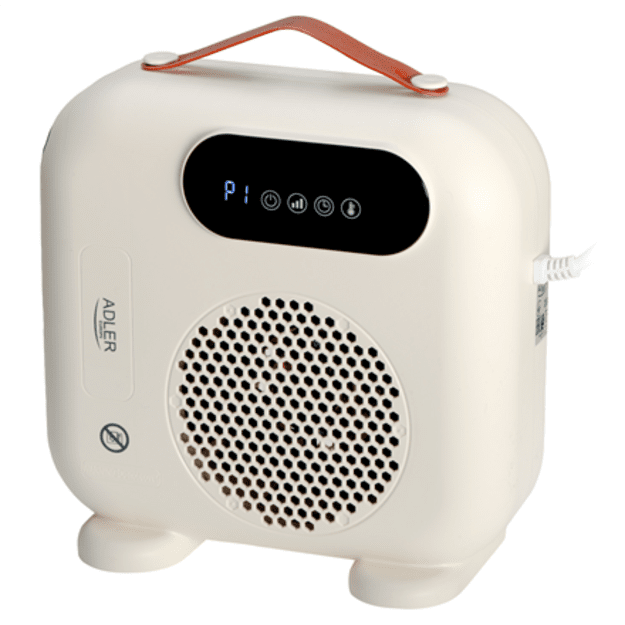 Adler LED Fan Heater with Remote Control | AD 7756 | Fan heater | 2000 W | Beige | IPX0