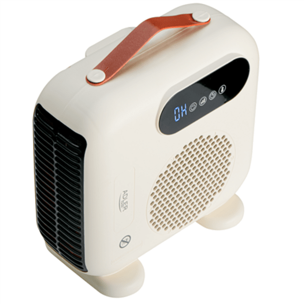 Adler LED Fan Heater with Remote Control | AD 7756 | Fan heater | 2000 W | Beige | IPX0