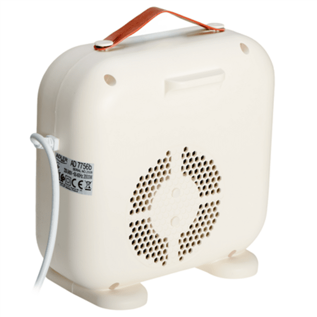Adler LED Fan Heater with Remote Control | AD 7756 | Fan heater | 2000 W | Beige | IPX0