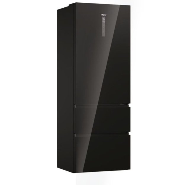Multidoor refrigerator Haier HTW7720DNGB (black)