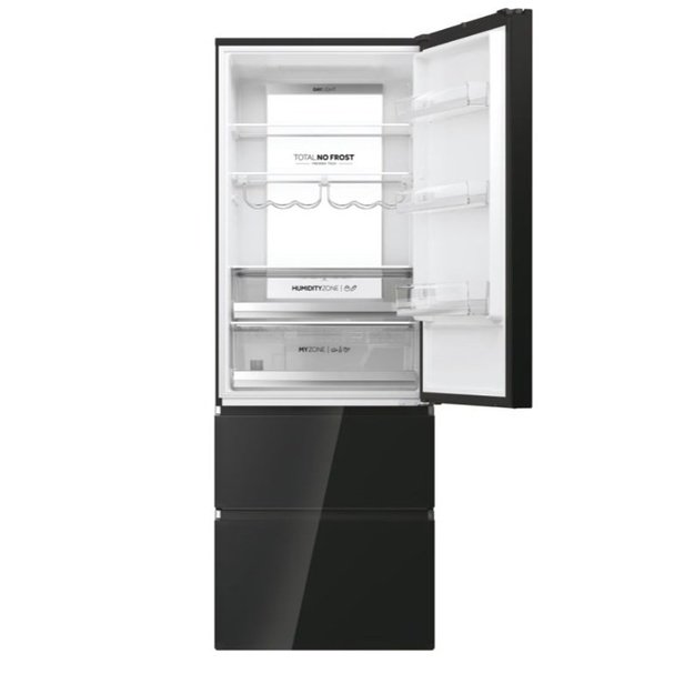 Multidoor refrigerator Haier HTW7720DNGB (black)