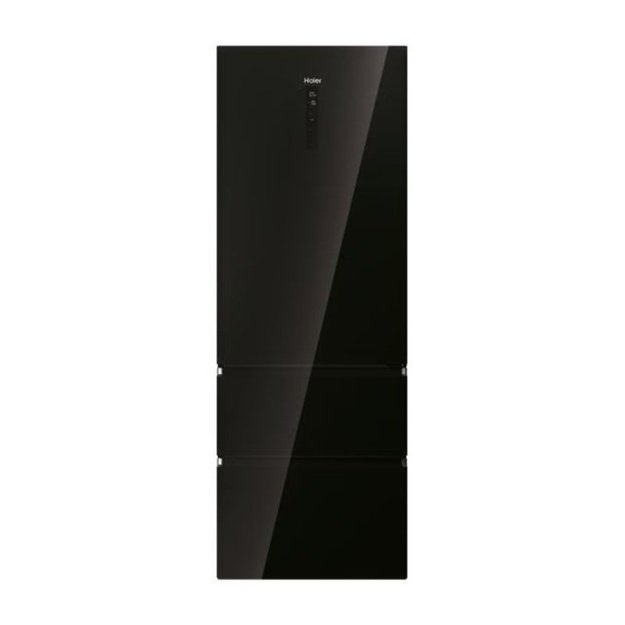 Multidoor refrigerator Haier HTW7720DNGB (black)