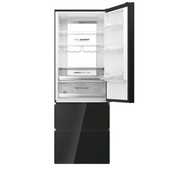 Multidoor refrigerator Haier HTW7720DNGB (black)