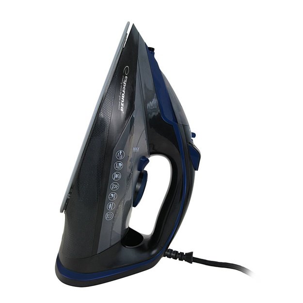 Esperanza EHI012  Steam iron, ceramic soleplate, black, 2600W