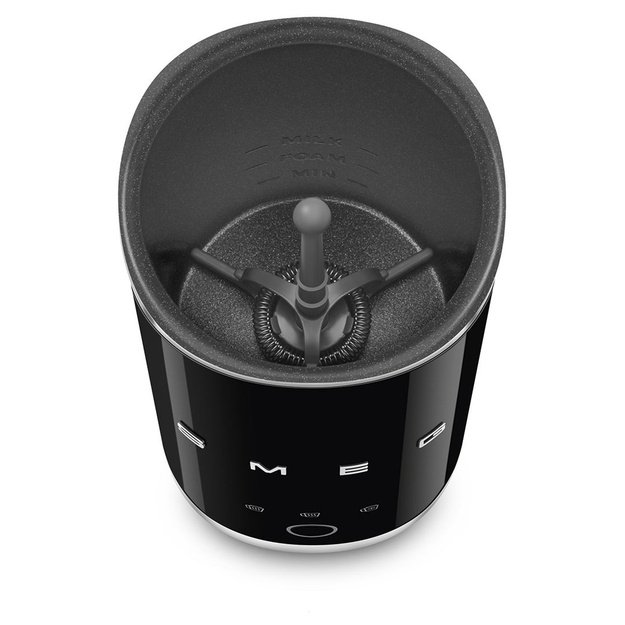 Smeg Milk Frother MFF02BLEU, 3 Functions, Non-stick, 500W, Black