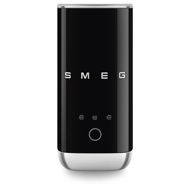 Smeg Milk Frother MFF02BLEU, 3 Functions, Non-stick, 500W, Black