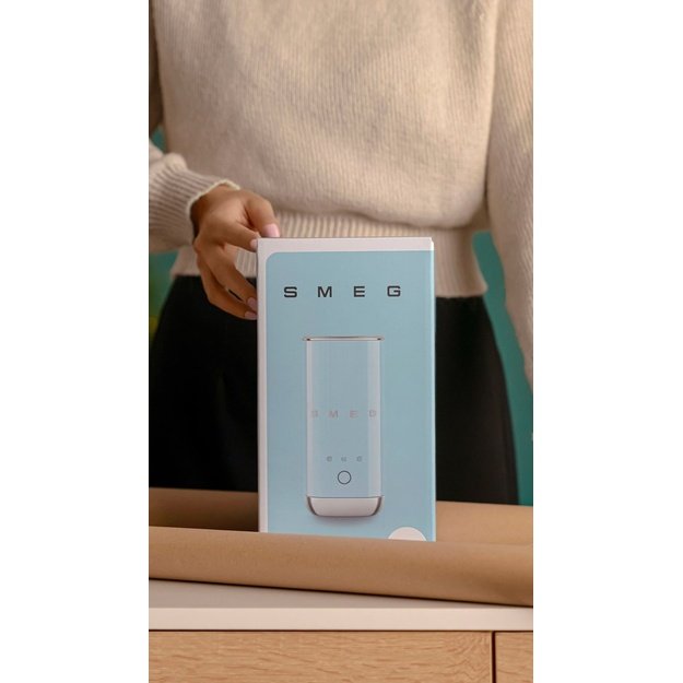 Smeg Milk Frother MFF02BLEU, 3 Functions, Non-stick, 500W, Black