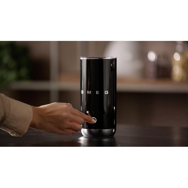 Smeg Milk Frother MFF02BLEU, 3 Functions, Non-stick, 500W, Black
