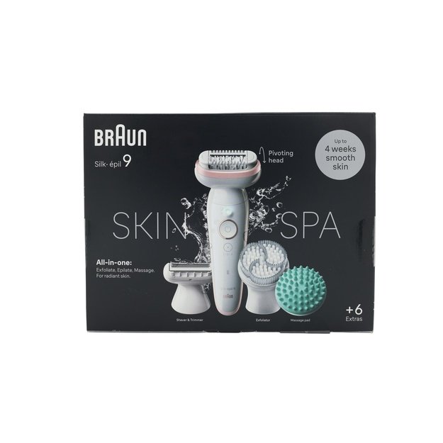 Braun Silk-&eacute;pil 9 SkinSpa 40 tweezers Rose gold, White