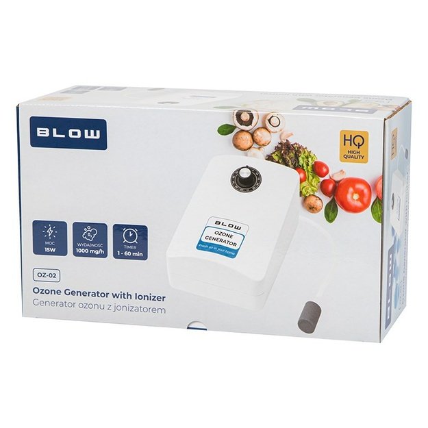 BLOW OZ-02 ozone generator mini ozonator 1000 mg/h 15W