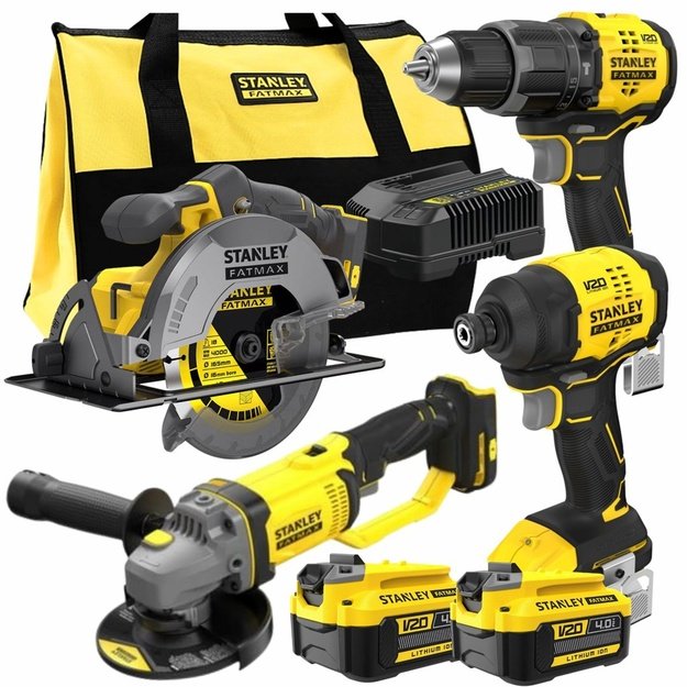 Tool set 18V, 4 pcs SFMCK459M2S STANLEY