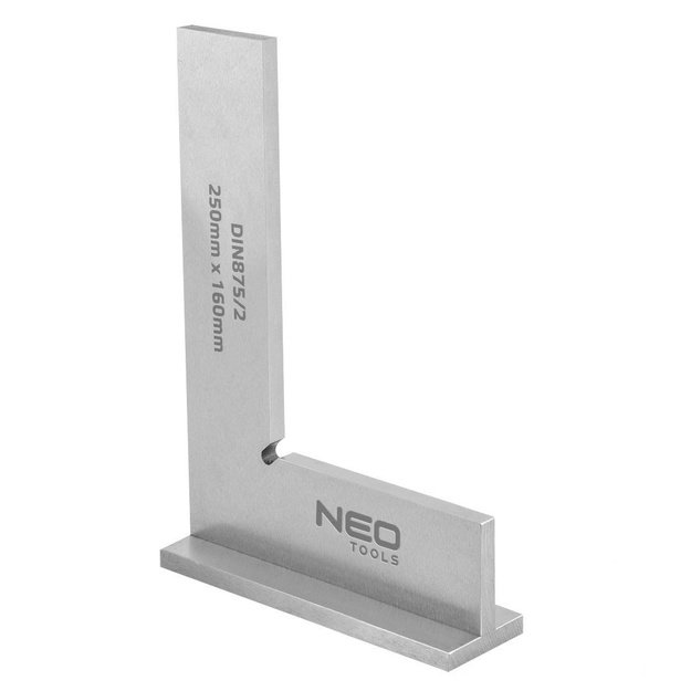 Angle bracket with base, DIN875/2, 250x160mm