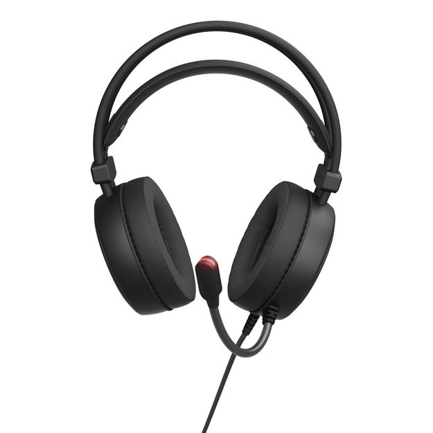 GENESIS NEON 613 G2 RGB OVER-EAR HEADPHONES WITH MICROPHONE BACKLIGHT BLACK