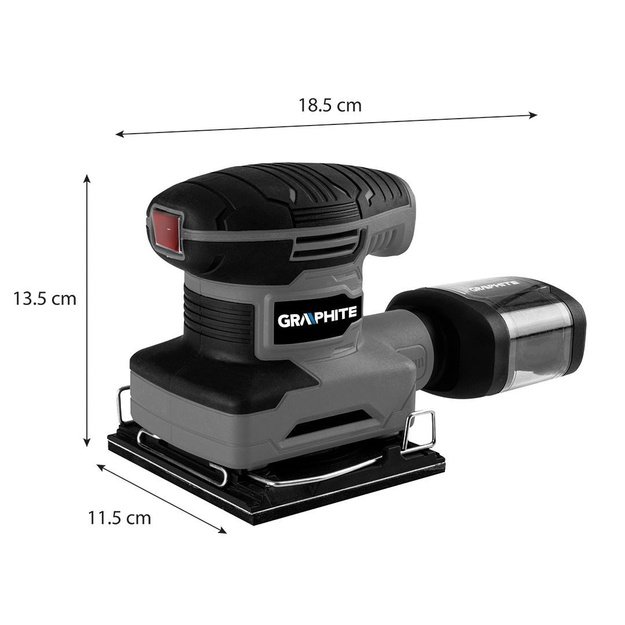 Orbital sander 240W, foot 110 x 100 mm