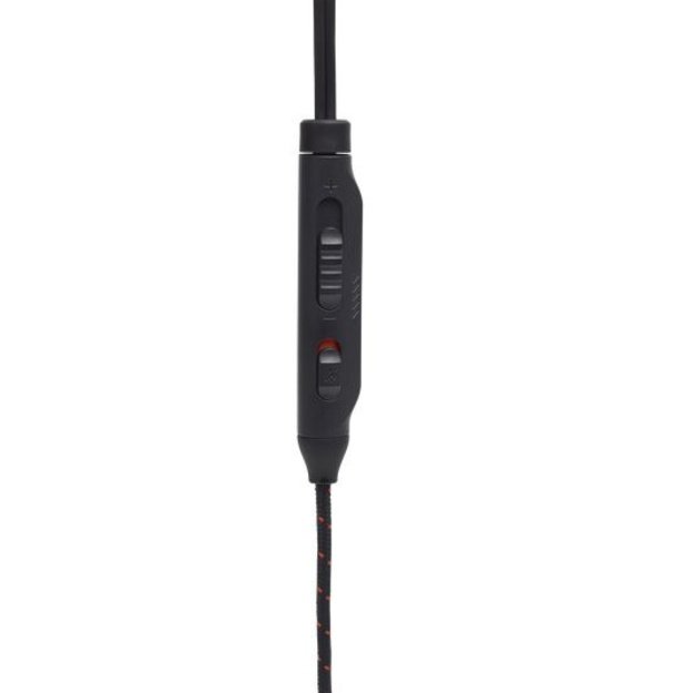 JBL Quantum 50 Wired In-Ear Gaming Headset With Volume Slider And Mic Mute, Black