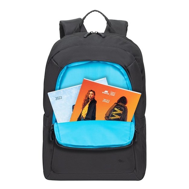 RIVACASE 7561 Laptop Backpack 15.6 -16  Alpendorf ECO, black, waterproof material, eco rPet, pockets for smartphone, documents,
