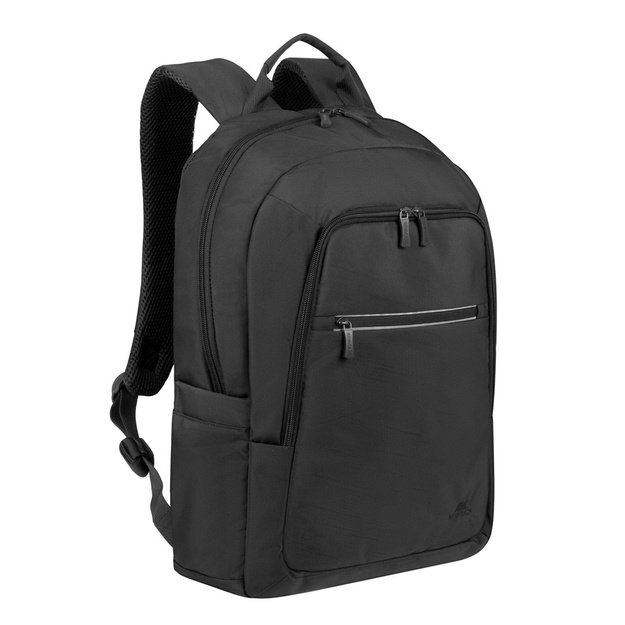 RIVACASE 7561 Laptop Backpack 15.6 -16  Alpendorf ECO, black, waterproof material, eco rPet, pockets for smartphone, documents,
