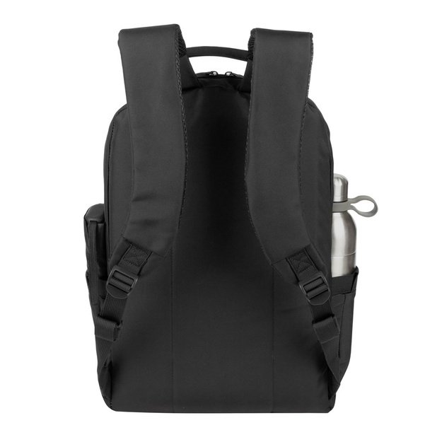 RIVACASE 7561 Laptop Backpack 15.6 -16  Alpendorf ECO, black, waterproof material, eco rPet, pockets for smartphone, documents,