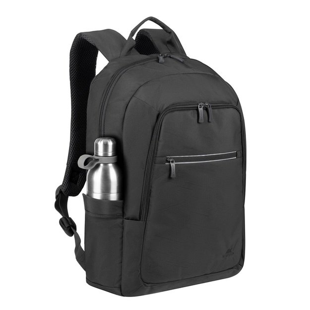 RIVACASE 7561 Laptop Backpack 15.6 -16  Alpendorf ECO, black, waterproof material, eco rPet, pockets for smartphone, documents,