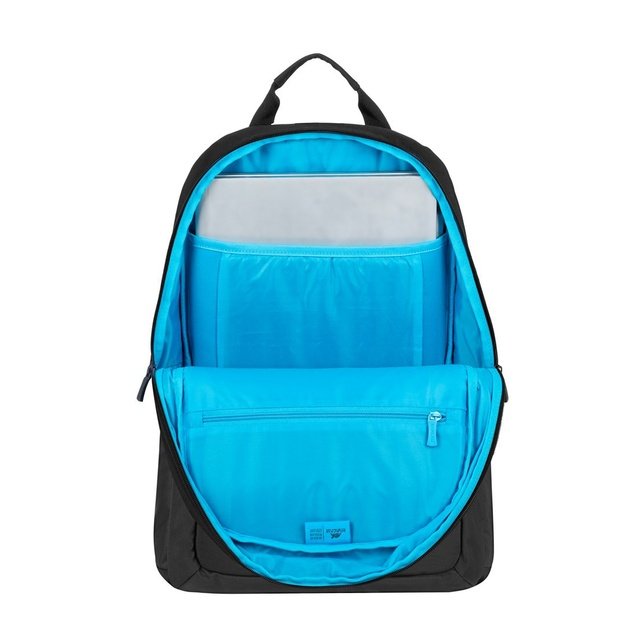 RIVACASE 7561 Laptop Backpack 15.6 -16  Alpendorf ECO, black, waterproof material, eco rPet, pockets for smartphone, documents,
